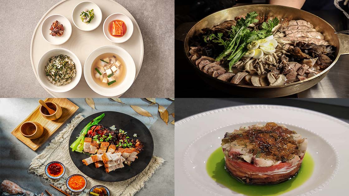 Michelin star Korean restaurant showing sophisticated fine dining presentation and elegant Korean cuisine representing Korea's world-class culinary excellence